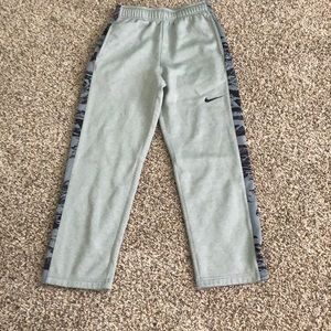 Grey Nike sweatpants